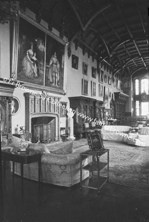 ADARE MANOR  DUTCH CHOIR STALLS AND ENTRANCE DOORS TO GREAT GALLERY